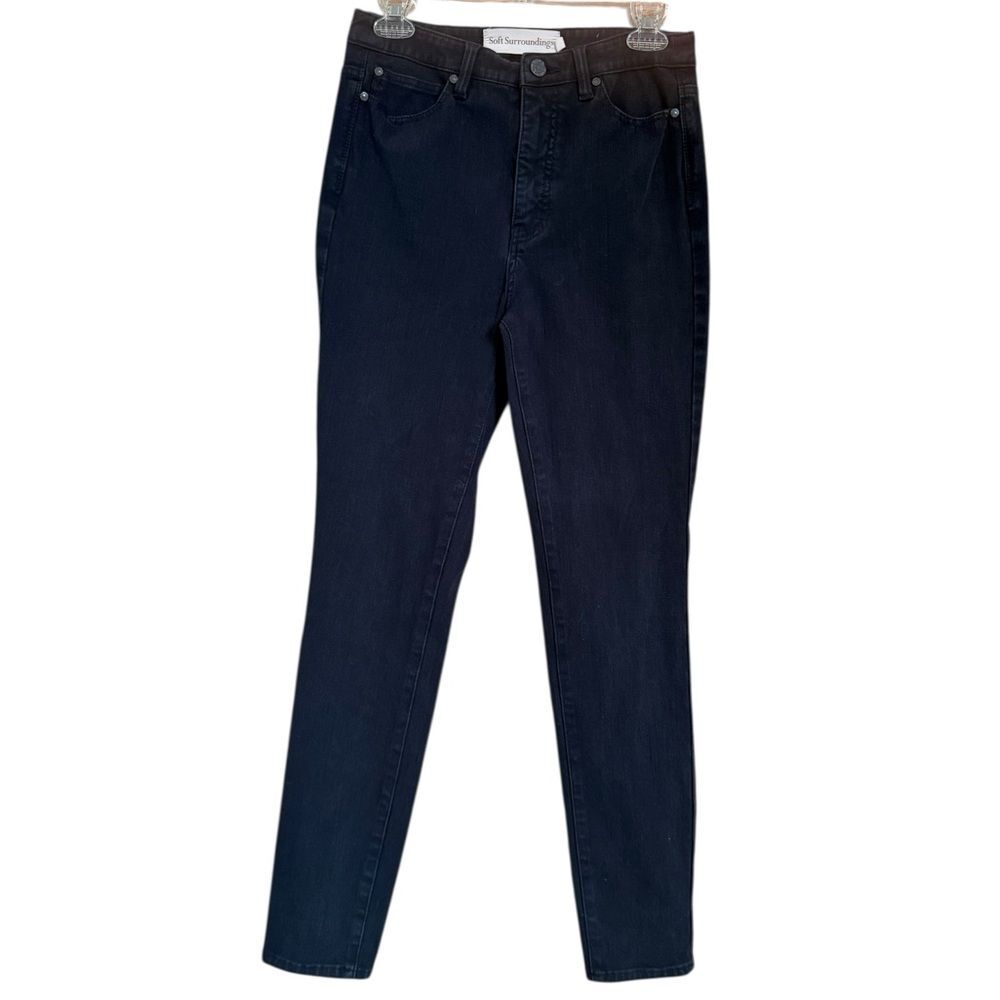 Soft Surroundings Skinny Black Jeans, size 6